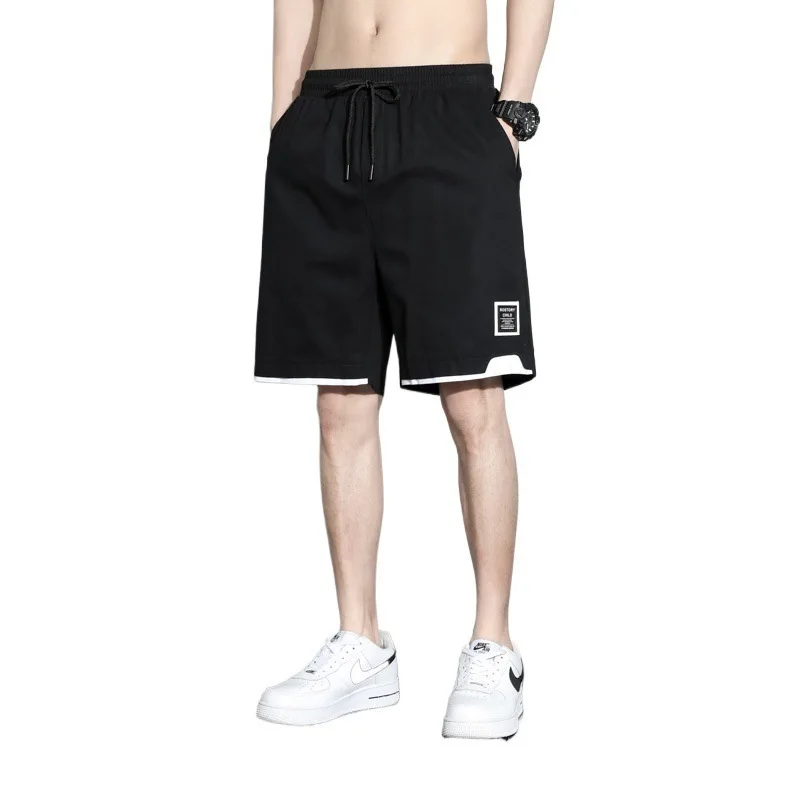 100% ピュアコットン夏のスポーツやカジュアルルーズウェアの男の子のための大きいサイズのショーツバミューダカーゴメンズショーツ男性ショートジムマン