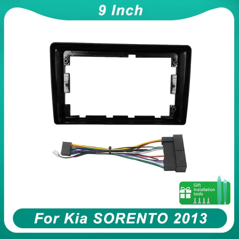

9 Inch Car Stereo Fascia Panel for 2013 Kia Sorento Android Navigation Installation Kit