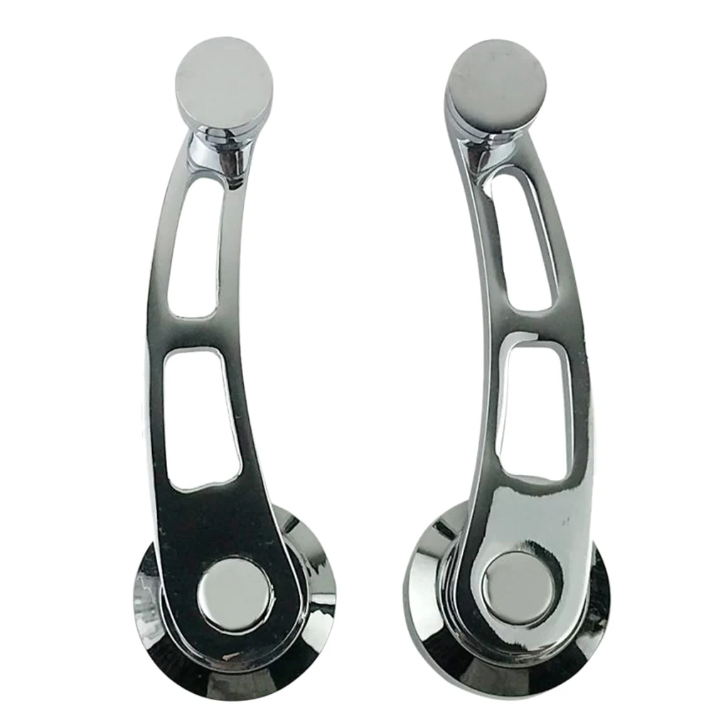 Car Window Crank Handle Set Manual Chrome Aluminum Kit for Chevrolet for ford for chrysler Automotive Accessories