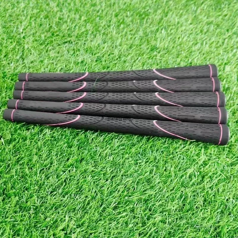 HOA Rubber Golf Club Grips for Women Golf Club Putter Grip Black and Pink 35g Undersize Golf Club Putter Grip