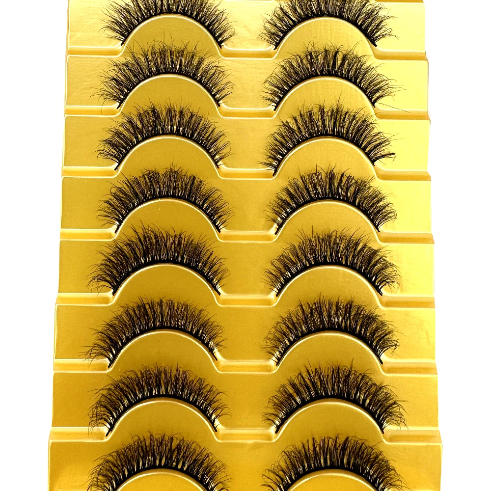 38 Stile 10 Paar Natürliche Lange 3D Nerz Falsche Wimpern Make-up-Set Nerz-Wimpernverlängerung Kurze Wimpern – Detail 19