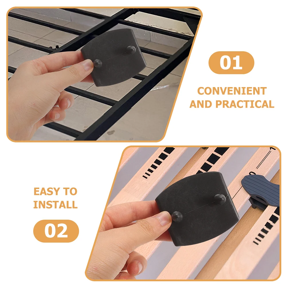 Single Head Bed Slat Cover, tampas de plástico, Risers Substituição Móveis