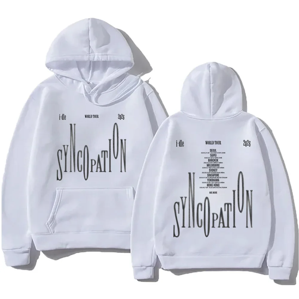 

I-DLE Syncopation World Tour 2026 Hoodies GIDLE Kpop Cotton Korean Style Streetwear (G)i-dle New Casual High Street Hoody Unisex