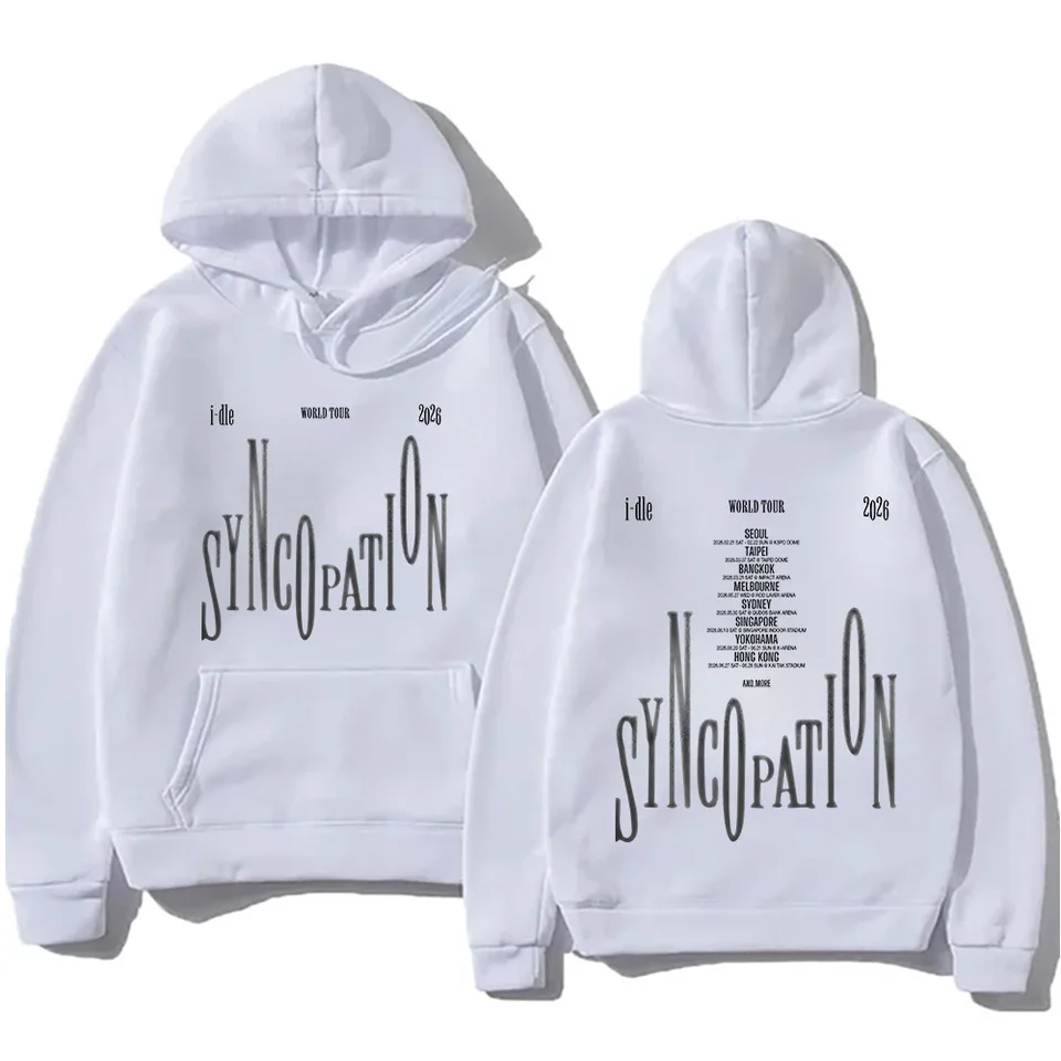 I-DLE Syncopation World Tour 2026 Hoodies GIDLE Kpop Cotton Korean