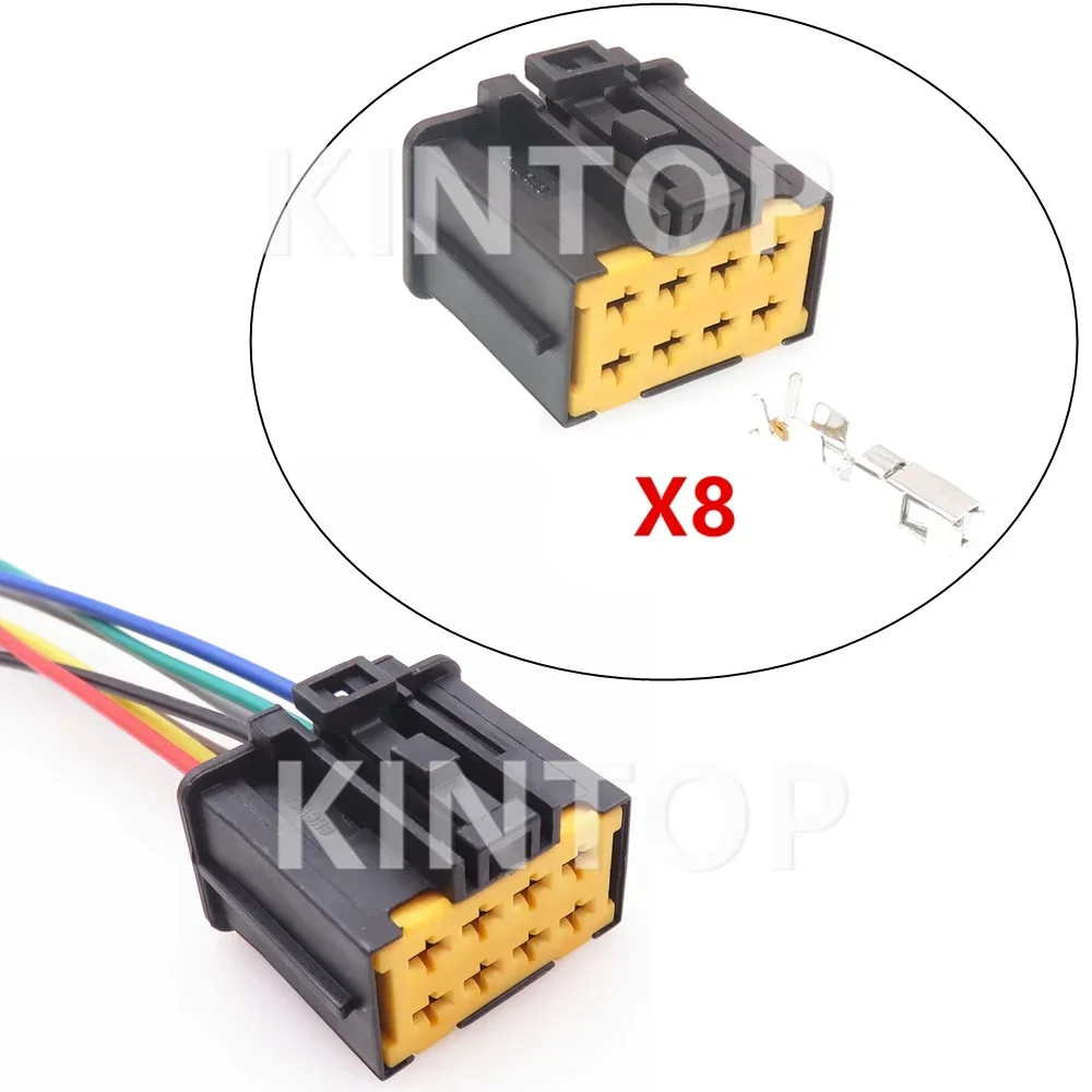 

8 Pins Auto Unsealed Connector 98906-1011 Car Anti-theft Window Lifter Electric Cable Socket AC Assembly For Peugeot Citroen
