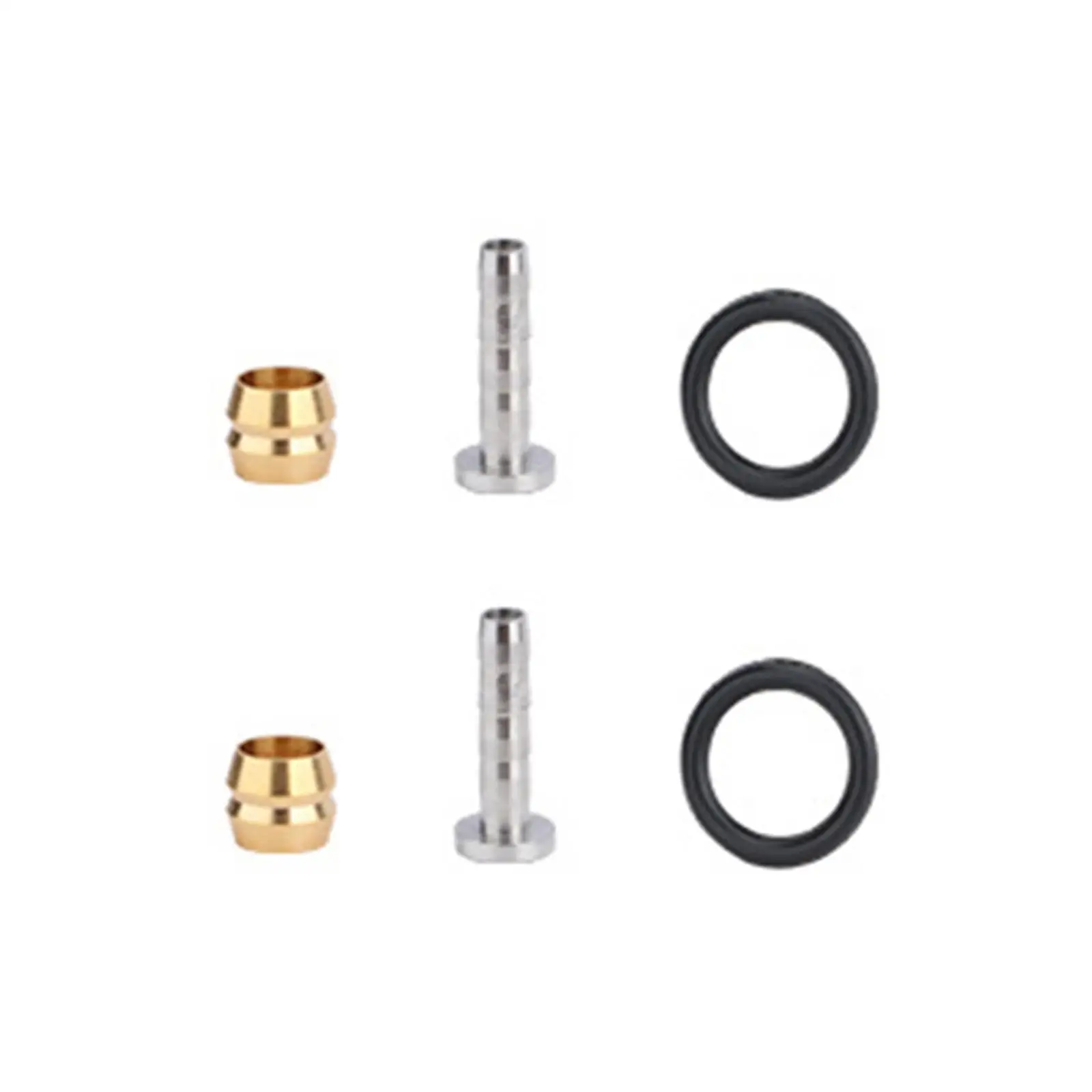 PVC Disc Brake Hydraulic Hose with Copper Olive Insert for Bicycle Brake Cable Replacement and Maintenance