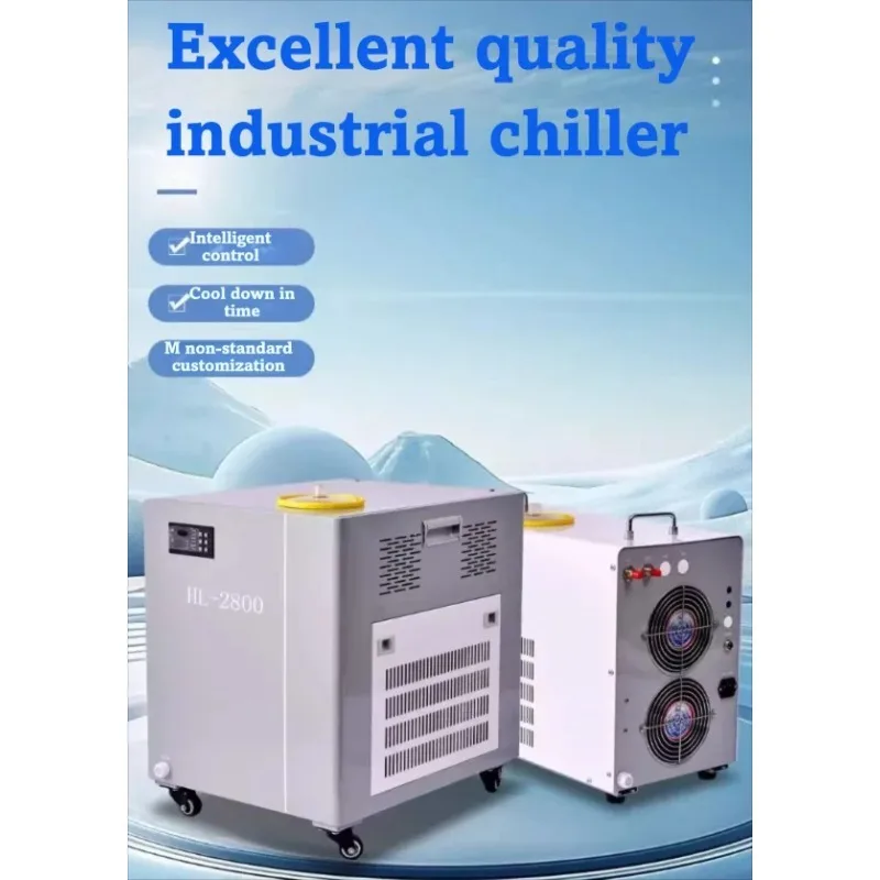 5HP 10HP Air-Cooled Industrial Chiller Recirculating Water Chiller for Auto LED UV Curing and Mold Cooling