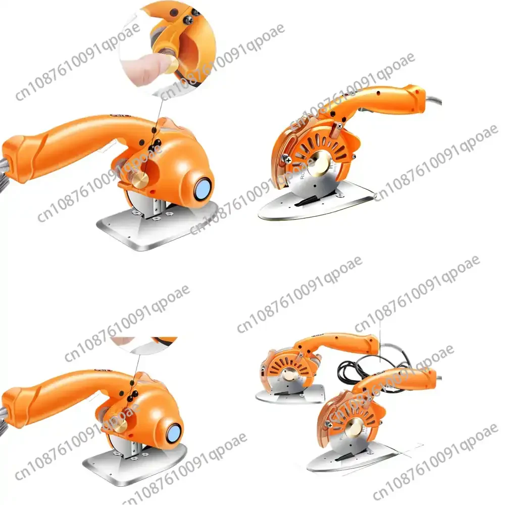 Electric Round Cutter for 100mm 110mm 125mm Fabric Cutting Cordless Electric Scissors for Cloth Sewing DIY Craft Cutting