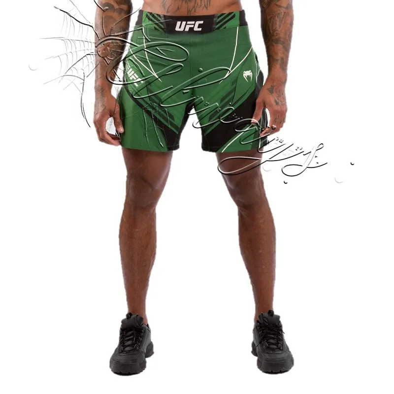 

Best-selling UFC MMA Men's Sports Fitness Quick Drying Shorts Fighting Sanda Wrestling Authentic Octagonal Cage Fighting Shorts