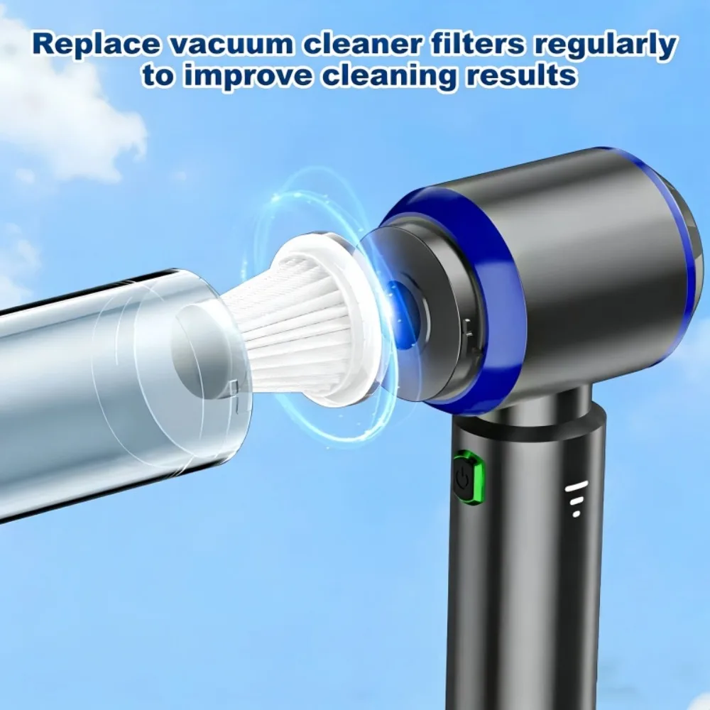 Car Vacuum Cleaner Filter Washable Filter Easy To Install and Disassemble Household Handheld Vacuum Cleaner Accessories