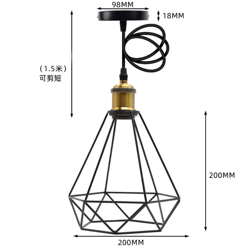 Uchwyt na stara lampa Lndustry może zawiesić lampę pokrywa uchwytu E27 DIY oprawki akcesoria do dekoracji domu lterior oświetlenie