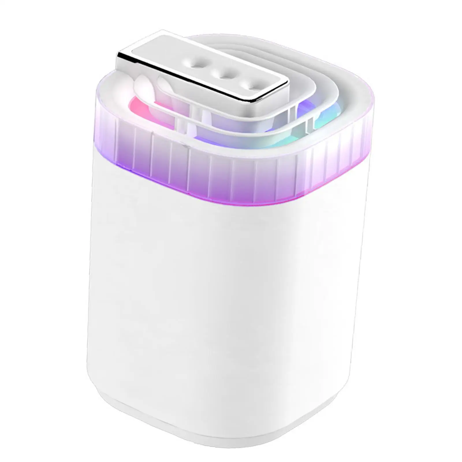 เครื่องทำความชื้นตั้งโต๊ะพร้อม3L กรองขนาดใหญ่เครื่องพ่นไอน้ำไฟกลางคืนสีสันสดใสสำหรับสำนักงานสถานรับเลี้ยงเด็กรถยนต์บ้านโต๊ะทำงาน