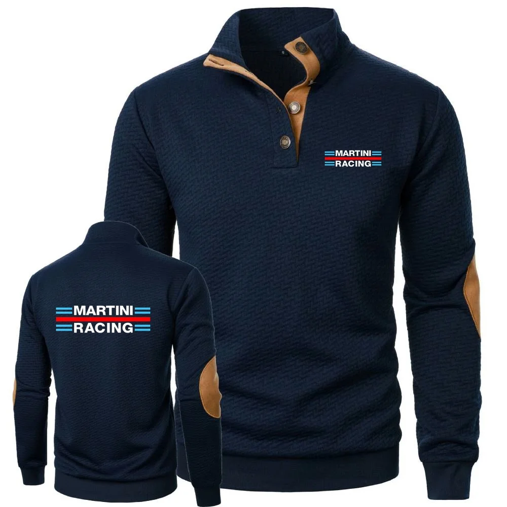 مارتيني سباق البلوز الكمال الرجال الدراجات إكسبيديشن سترة يندبروف الصوف البلوز ملابس رياضية الشارع الياقة المدورة سترة #3