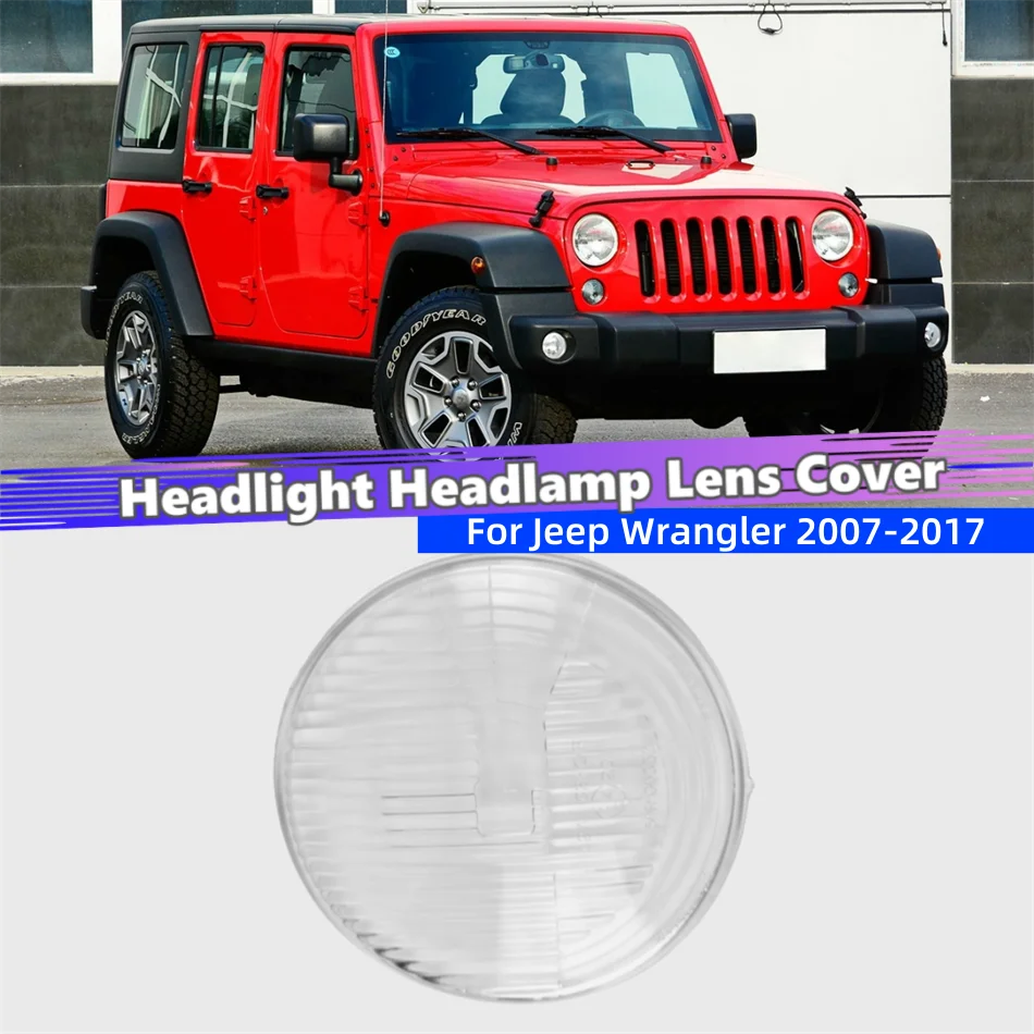For Jeep Wrangler 2007 2008 2009 2010 2011 2012 2013 2014 2015 2016 2017 Car Interior Replacement Parts Front Headlight Cover