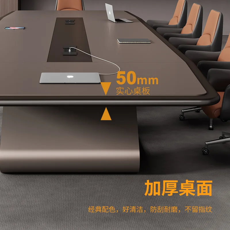 Conference table Large multi-functional conference room table and chair combination