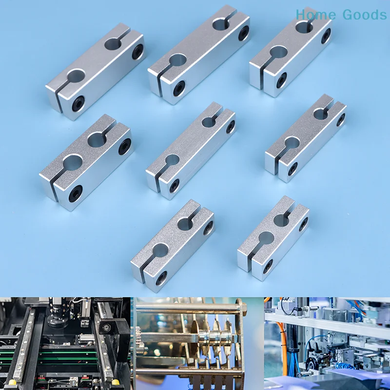 preferred6MM 8MM Pillar Parallel Clamp With The Same Diameter Optical Axis Fixing Steel Pipe Round Frame Connectorproduct