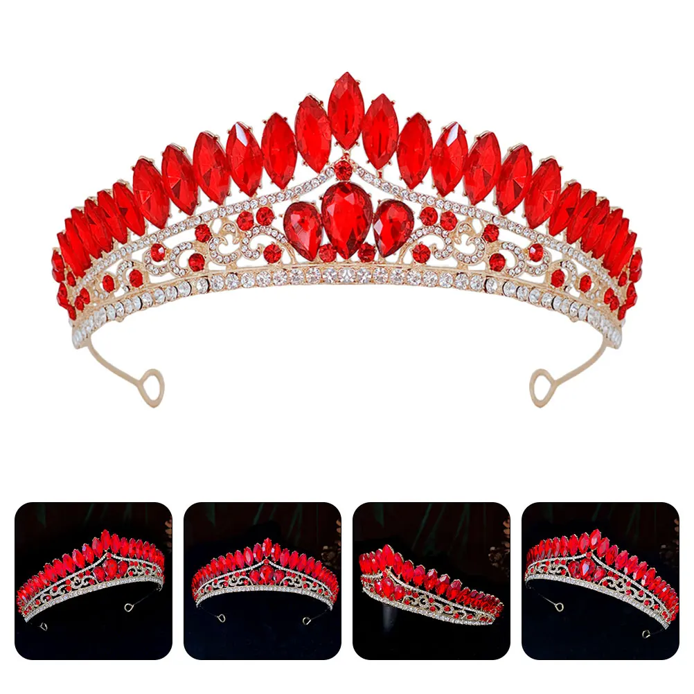 

Rhinestone Crown Bridal Hair Accessory Woman Headb s Wedding Headb s For Bridal Tiara Wedding Accessories Shimmering Decor
