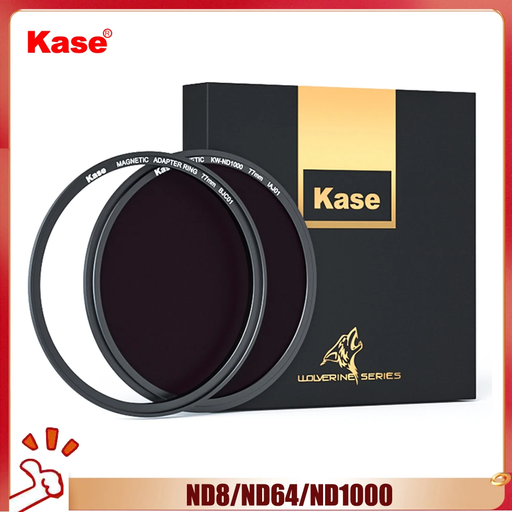 

Kase Magnetic Circular Filter ND8 ND64 ND1000 49mm 58mm 67mm 72mm 77mm 82mm 95mm for Camera Lens