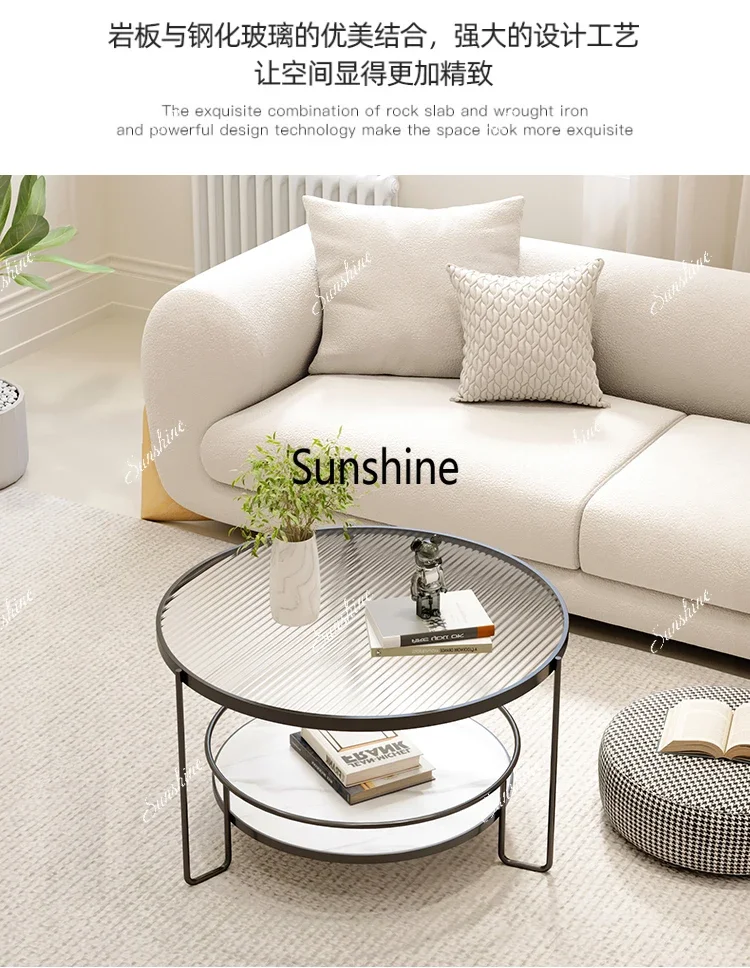 

Современный скандинавский журнальный столик, компактный, винтажный, эстетичный приставной столик премиум-класса, простой дизайн, стол для гостиной, мебель FT