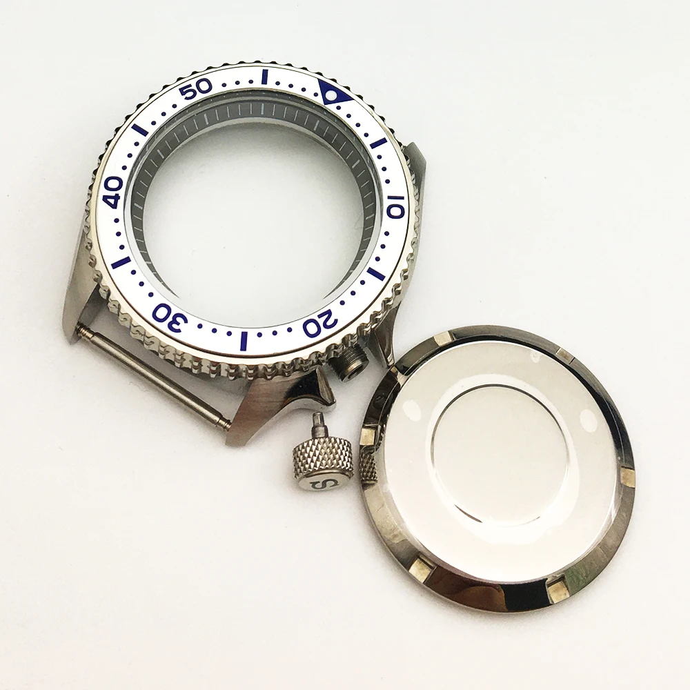 Mod SKX007 Watch Case Fit for NH35 NH36 4R35 7S Japan Movement S crown Sapphire Crystal glass NH35 Watch Case Spare parts - Image 5