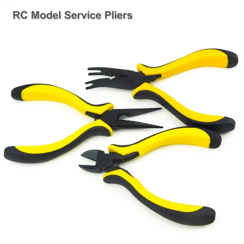 Diagonal Pliers / Ball Nose Pliers Repair Tool Kit For RC Helicopter Airplane Car Toy Model Pointed Pliers DIY Tools