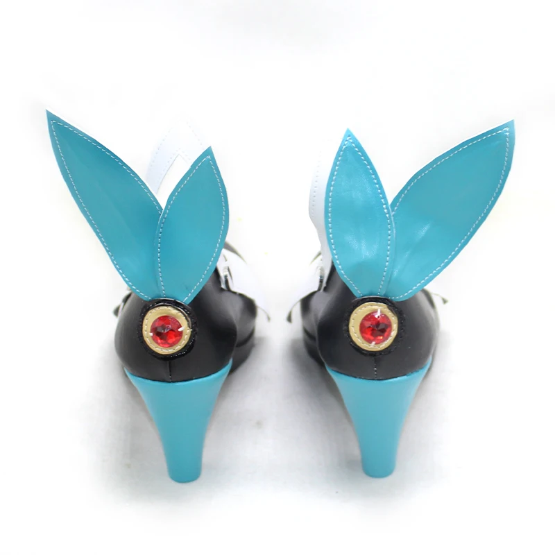 ミクモ・ギュネマー コスプレ靴 アニメコスプレ小道具アクセサリー レッド PU レザーシューズ ハロウィンカーニバルブーツ カスタムメイド