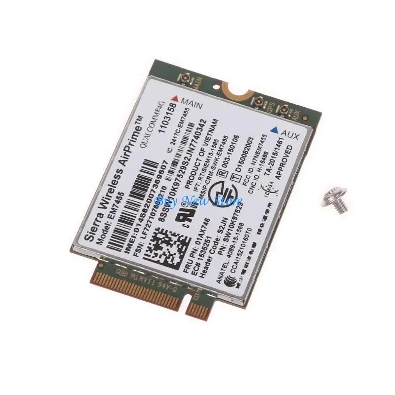 20ce EM7455 FRU 01AX746ワイヤレスカードCAT6 300MBPS LTE4G CARD for ThinkPADX1 X270