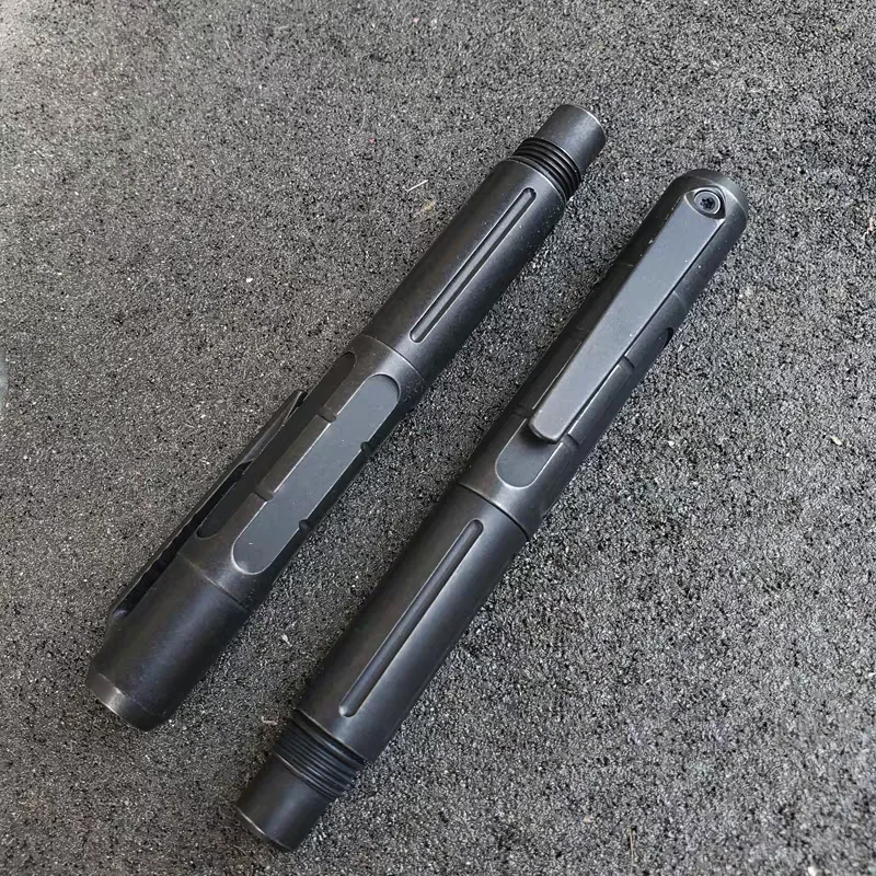1 PC EDC Titanium Alloy Signature Pen Office Student Writing Ballpoint Pen Multi-functional Portable Outdoor Tools