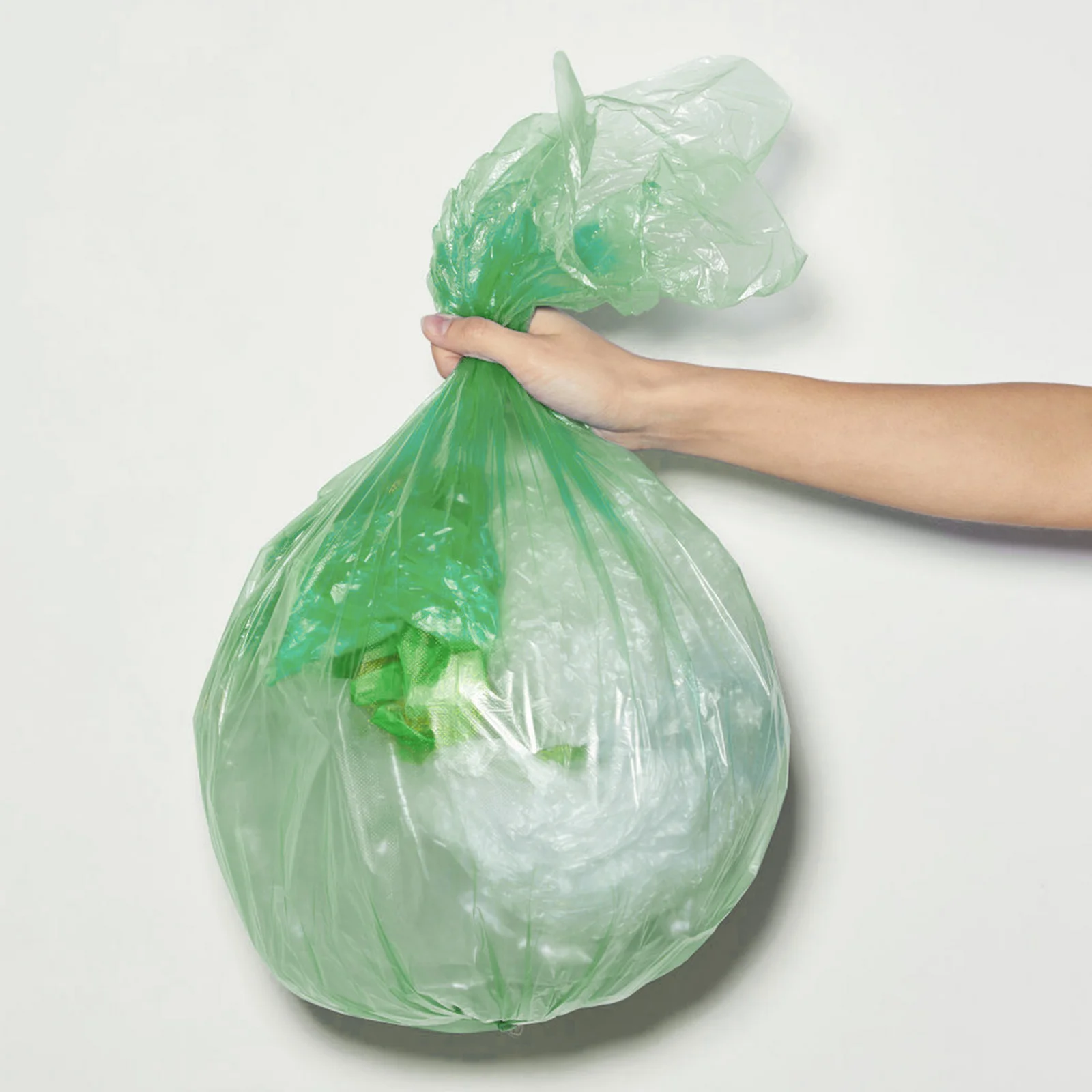 100 Stuks Biologisch Afbreekbare Vuilniszakken Grote Plastic Prullenbak Vuilnis Mini Kantoor Blikjes Geclassificeerd Compost Dikker