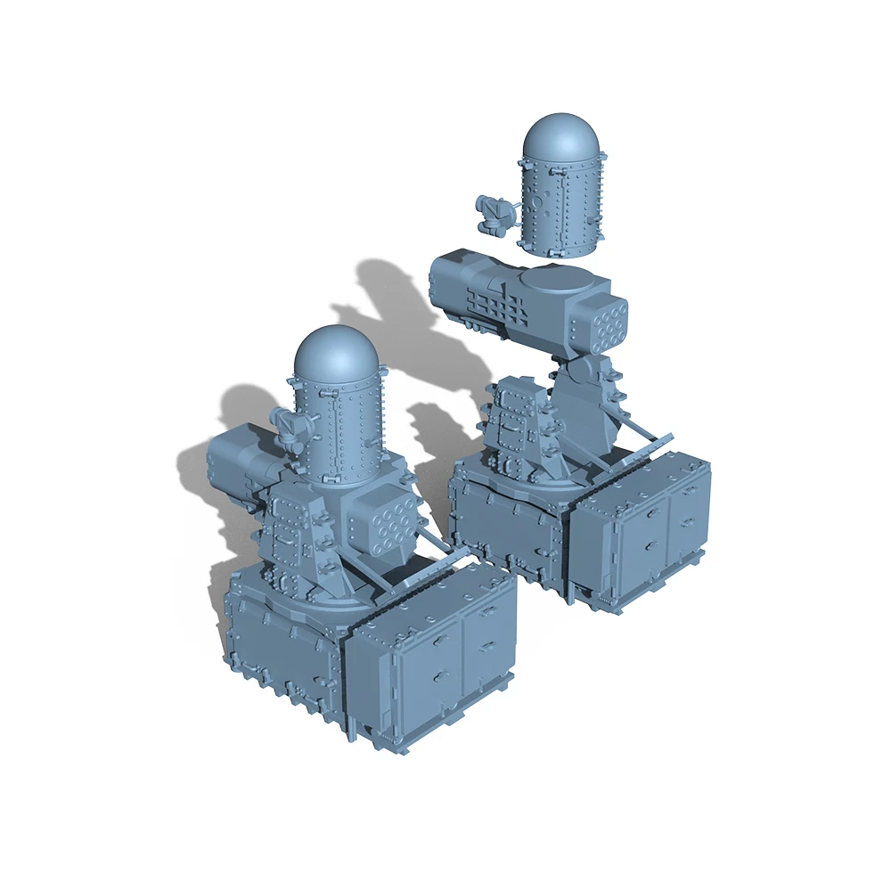 

Yao's Studio LY222 1/700 1/350 1/220 3D Printed Resin Model Kit U.S Navy Hailam Progress Defense System 4 pcs