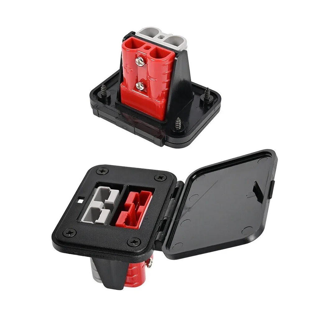 1Pc 50A For P-lug Charging Panel Flush Mount Bracket Cover Connector P-lug Bracket For Ship Yacht RV Bus Caravan