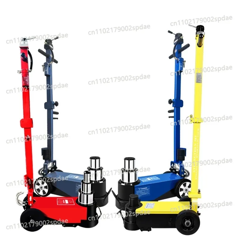 High Quality Lifting Truck Red Automotive Truck Repair Tools Pneumatic Hydraulic Floor Lift Vehicle Trolley Jack