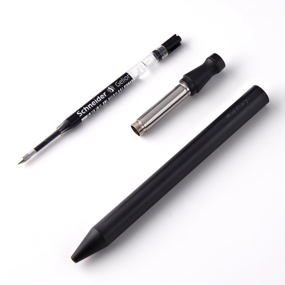 Długopis żelowy Natami 0.5mm, metalowy długopis kulkowy, gładkie pisanie, czarny tusz, do biura, szkoły, do podpisu, artykuły papiernicze. — zdjęcie produktu 4