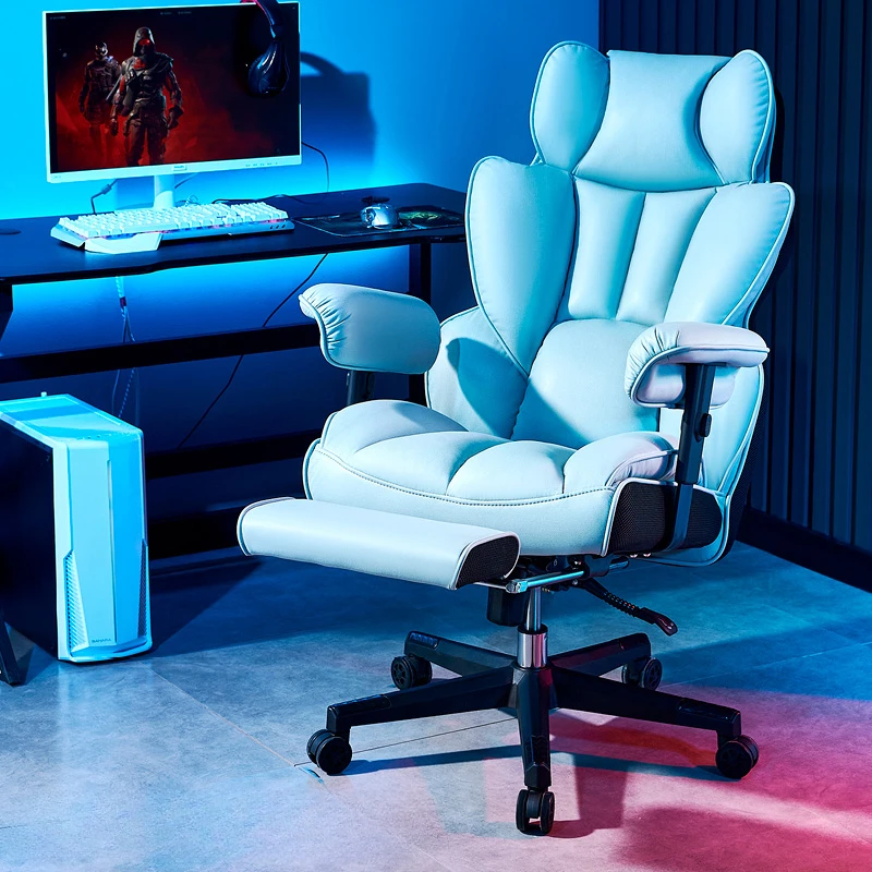 Rotating Relax Gaming Chair Recliner Backrest Lazy Designer Gaming Chair Mobile Home Cadeira Gamer Bedroom Furniture