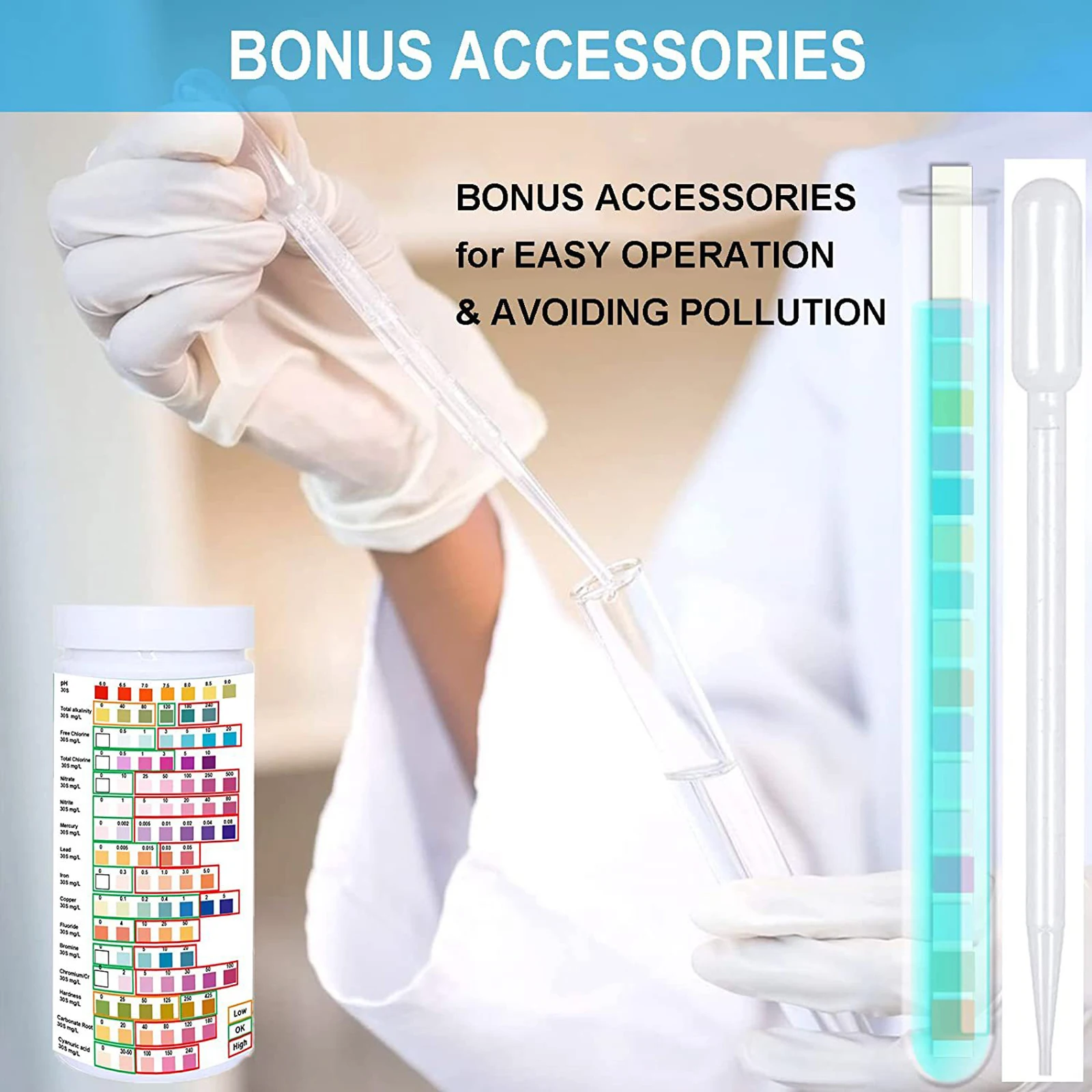 

Часть тест-полосок для воды Функциональная домашняя вода Профессиональные полезные тест-полоски для воды 16 в 1, точность питьевой воды