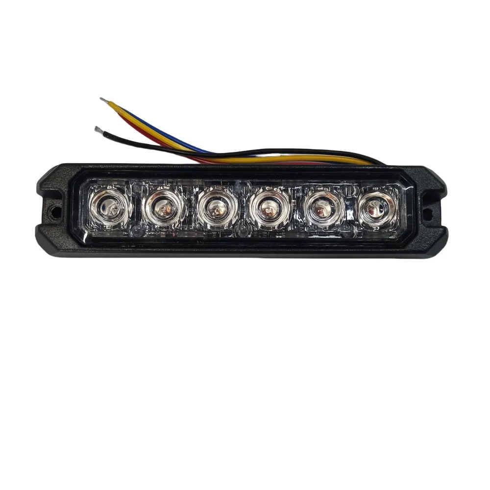 

Яркие 6 светодиодов автомобильные фонари 18 Вт светодиодный стробоскопический сигнальный светильник, светодиодная вспышка на решетке, полицейские сигнальные огни, металлический корпус, водонепроницаемый IP67