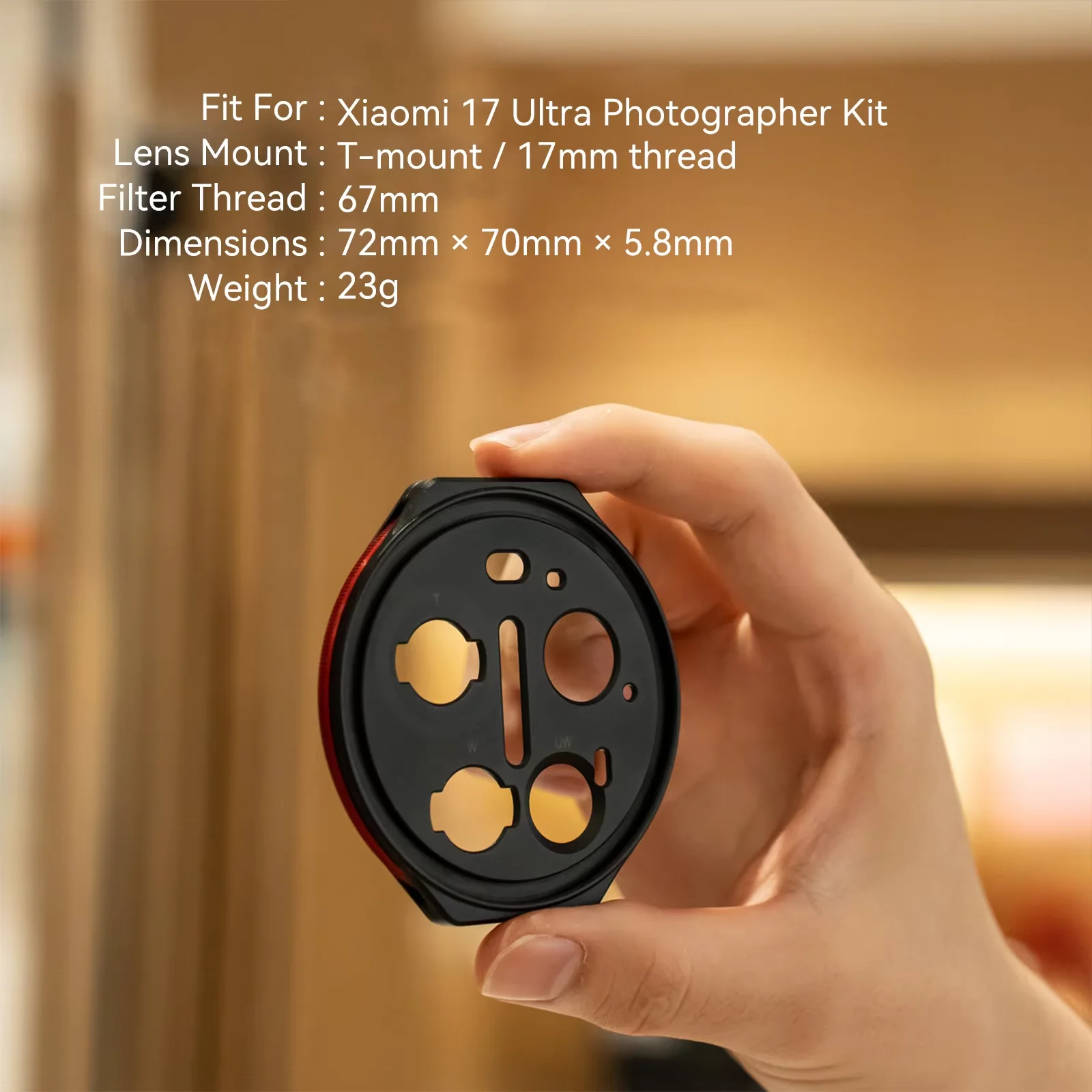 Anneau adaptateur d'objectif p - Photography Xiaomi 17 Ultra avis et prix