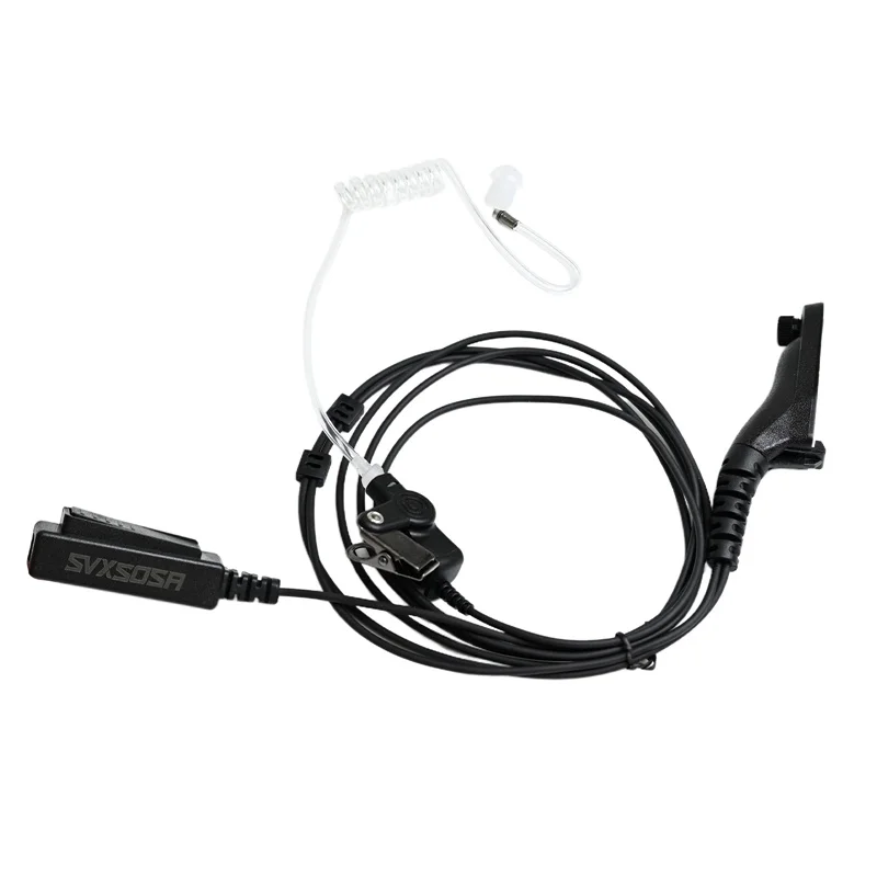 

SVXSOSA Surveillance Earpiece with Microphone, Secure Walkie Talkie Headset Earphone Compatible with Motorola APX XPR Series S A