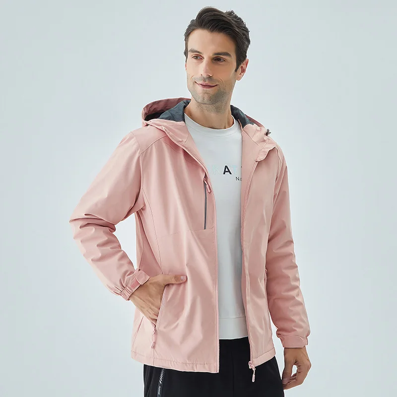 

All-match Men's Waterproof Hiking Jacket Women Windproof Windbreaker Coats Men Camping Cycling Running Trekking Fishing Jackets