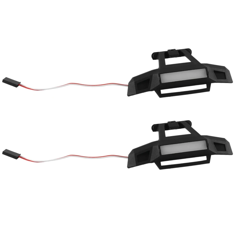 2X Front Bumper And LED Light 16100 For MJX Hyper Go 16208 16209 16210 H16 H16H 1/16 RC Car Spare Parts Accessories