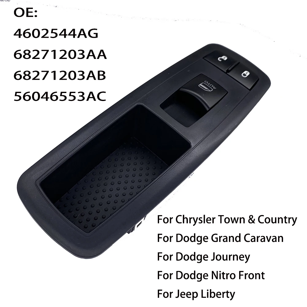 

4602544AG For Dodge Nitro Journey Jeep Liberty 2007 2008 2009 2010 2011 2012 Front Right Passenger Window Control Switch Parts