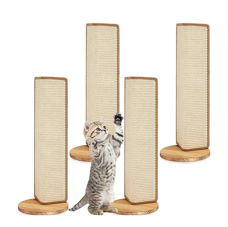 

Factory Direct Custom High Quality Cheap Designer Personalized Modern Plush Wooden Sisal Cat Scratching Post Tree Tower