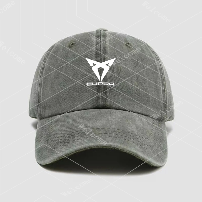 Auto-Logo Baseballkappe Outdoor-Sportmütze für Seat Cupra Ateca Born Leon IBIZA Raval Formentor Terramar Tavascan Ventilkern