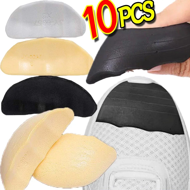 Anti Forward Sliding Toe Pad Soft PU Foam Forefoot Insert Cuttable Toe Plugs Reduce Size Insert Shoe Accessories Toe Protector