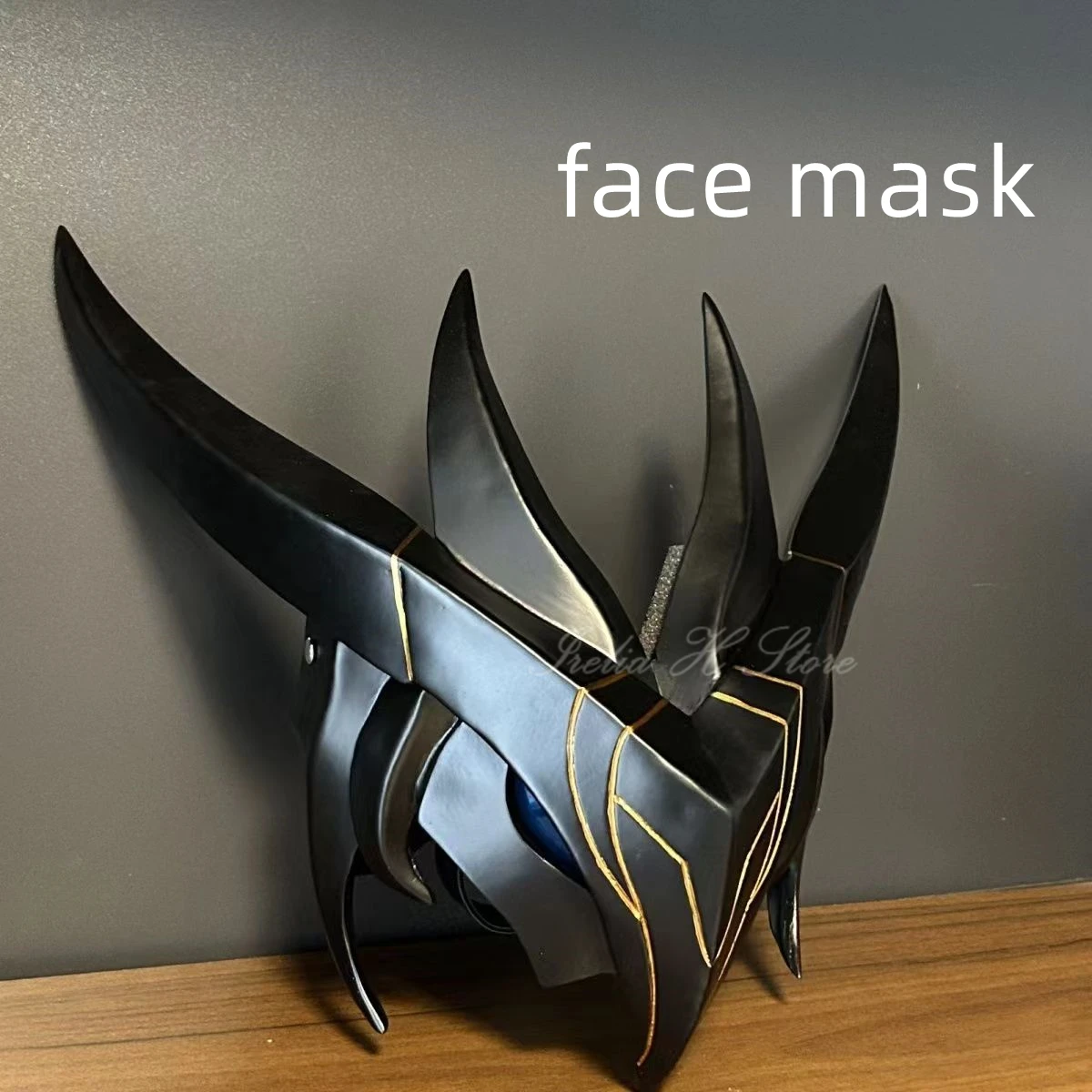 IN STOCK Irelia H Store Black yone from LOL Yone Cosplay Costume Halloween Costume rope skirt masks ribbons