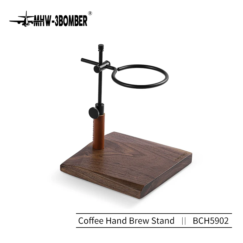 MHW-3BOMBER official Pour Over Stand Coffee Station Adjustable Filter Holder Dripper Stand Portable Barista professional tool