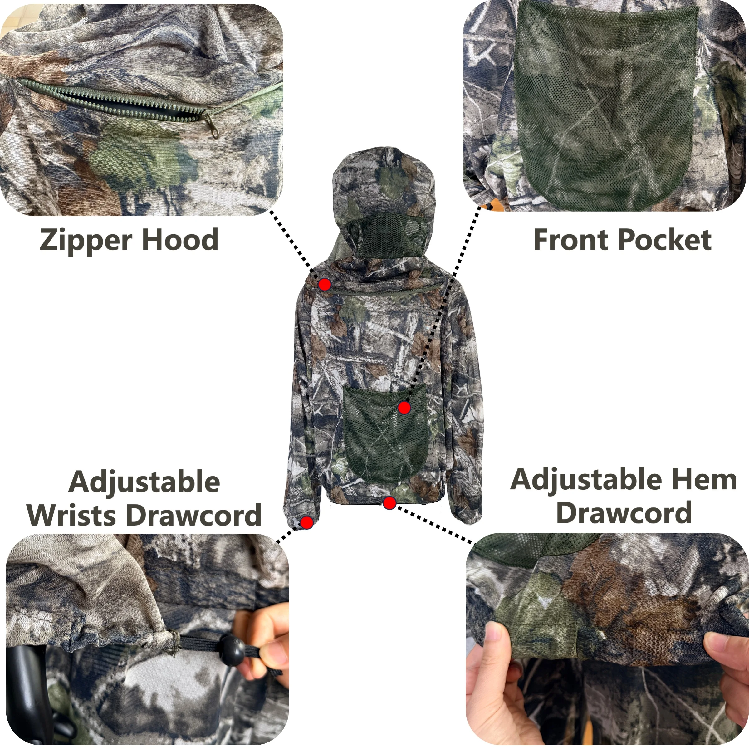 Outdoor Hunting Camouflage Sui - Camouflage Hunting Jacket 评论和价格