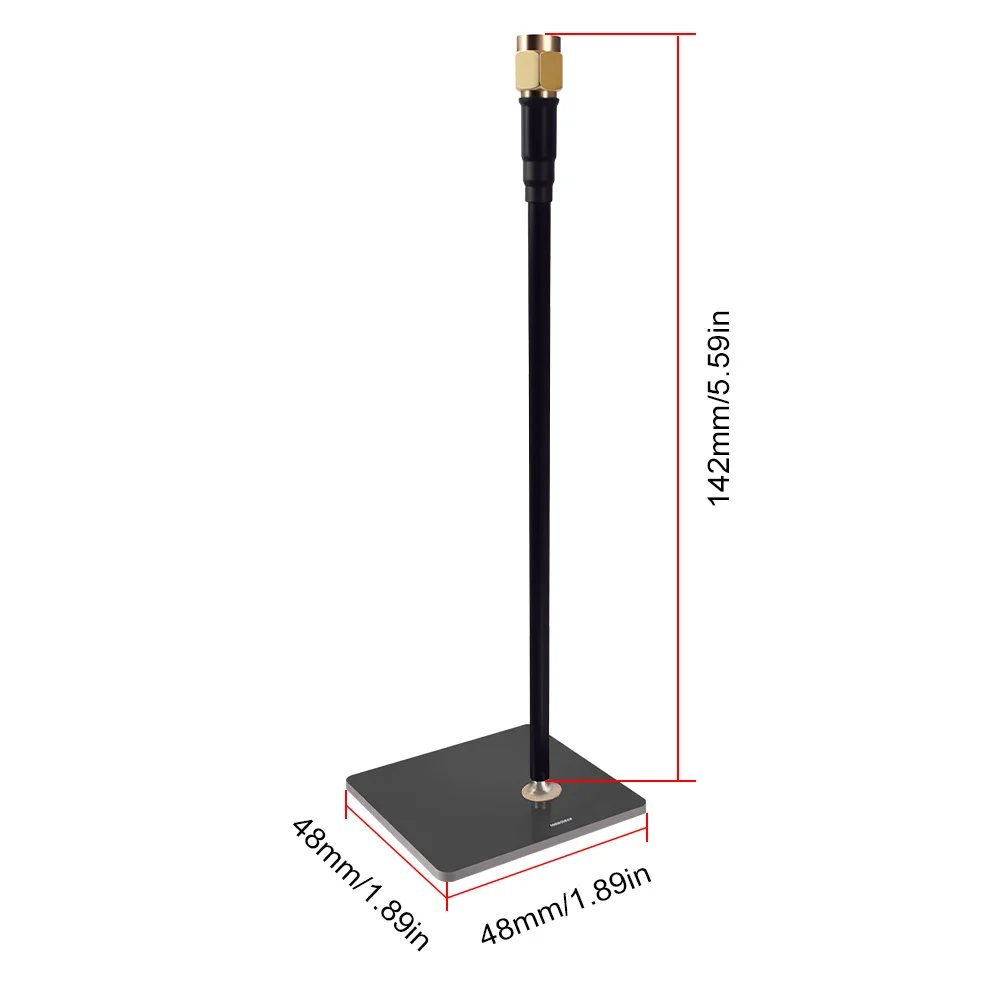 Foxeer 3.3G 7dBi RHCP Patch Directional Flat Panel Antenna High Efficiency SMA Connector 90 Degree Beam Angle for FPV Drone