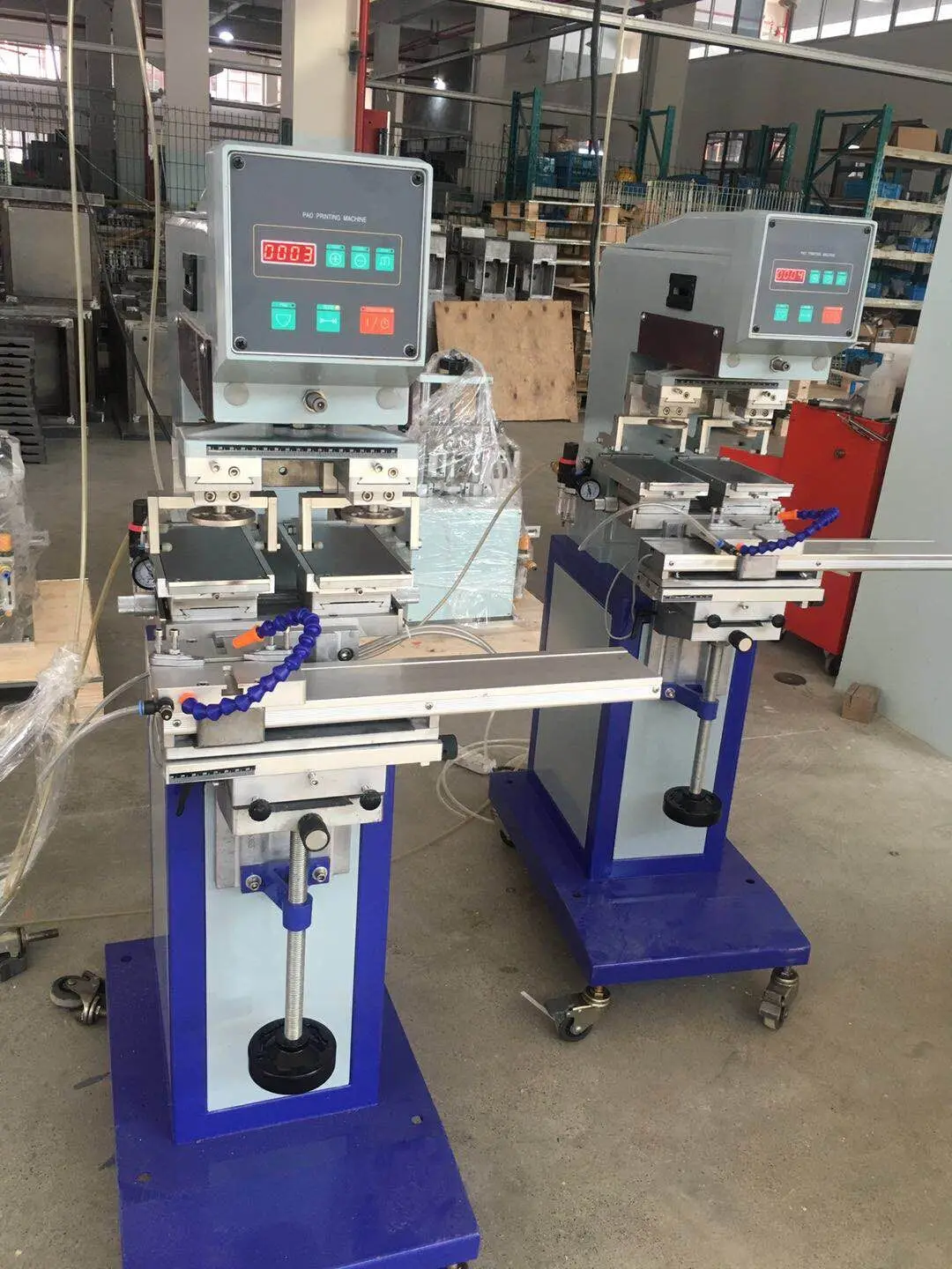 Máquina de impresión automática de almohadilla de taza de tinta para pelota de Golf, almohadilla para bolígrafo, juguetes de impresora, teclado de ordenador de 2 colores y ratón