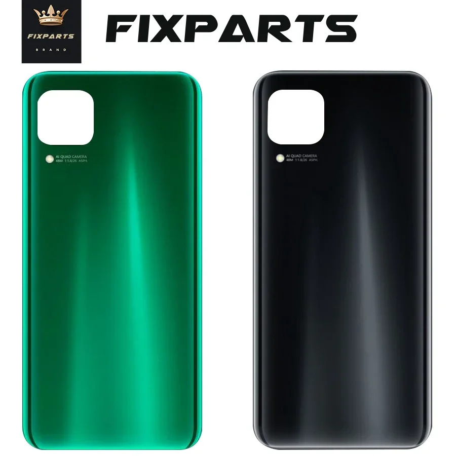 

Задняя крышка батарейного отсека для Huawei P40 Lite, стеклянный корпус, запасные части для Huawei Nova 6 SE, заднее защитное стекло